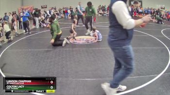 44 lbs Quarterfinal - Colton Lacy, LWC: Raiders vs Lawson Chapman, Jet Wrestling Club