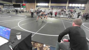 136 lbs Consi Of 8 #1 - Ashlynn Lynch, Northwood HS vs Safirah Ladore, Lahaina Roughnecks