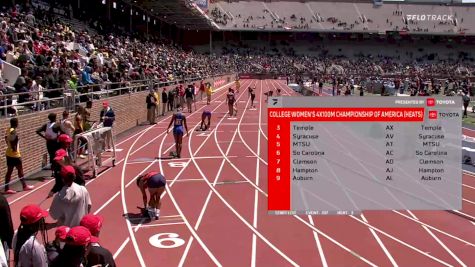 Women's 4x100m Relay Championship of America, Prelims 3