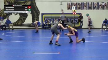 106 lbs Quarterfinal - Eli Peiffer, Grinnell vs Zion Rooks, Central DeWitt