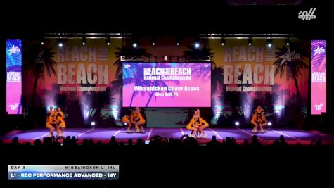 L1 - Rec Performance Advanced - 14Y [2026 Day 2 Wissahickon L1 14U] 2026 ACDA Reach the Beach Rec Nationals