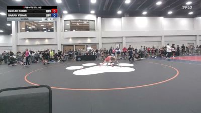 115 lbs Semis - Kaylee Padin, KongKrete Wrestling vs Sarah Vehar, Level Up Wrestling Center