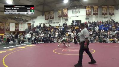 165 lbs Quarterfinal - Barry Norman, Blair Academy vs Jayden James, Delbarton