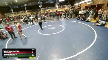 126 lbs Champ. Round 2 - Cooper Winch, Burlington Edison vs Grayson Slatter, Mt. Spokane