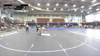 197 lbs Quarterfinal - Simon Lingle, Brockport vs Elijah Timbrouck, Unattached