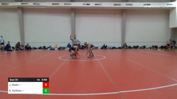 141 lbs Prelims - Jacob Dado, The Citadel vs Austin Kolikas, King University