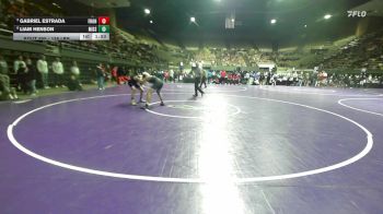 138 lbs Quarterfinal - Gabriel Estrada, Frontier vs Liam Henson, Mission Oak