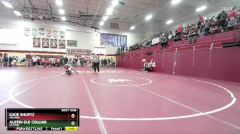 150 lbs Champ. Round 1 - Kade Shurtz, WILLARD vs Austin (AJ) Collins, SM WEST