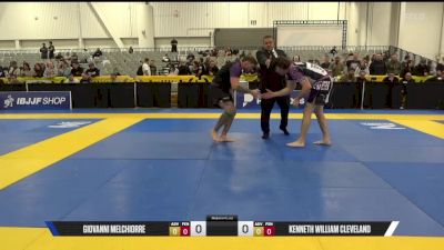 Kenneth William Cleveland vs Giovanni Melchiorre 2025 World IBJJF Jiu-Jitsu No-Gi Championship