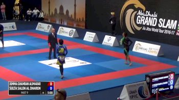 J. ALIMARAR VS. S. AL DHAREN 2017 Abu Dhabi Grand Slam