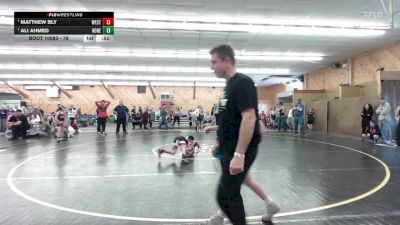 78 lbs Final - Matthew Bly, West Wyoming vs Ali Ahmed, Honeoye Falls