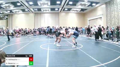 215 lbs Round Of 32 - Brian Valdespino, Silverback WC vs Anthony Aj Beserra, Bear Academy