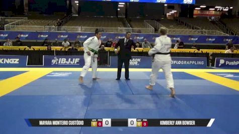 Mayara Monteiro Custódio vs Kimberly Ann Bowser 2026 Pan Jiu Jitsu IBJJF Championship