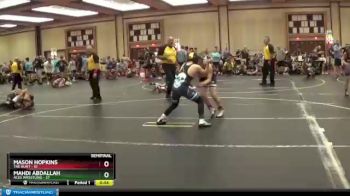 112 lbs Semis & 1st Wrestleback (8 Team) - Mahdi Abdallah, ACES Wrestling vs Mason Hopkins, The Hunt