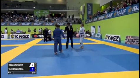 Nicole Evangelista vs Thamires Monteiro IBJJF 2017 European Championships