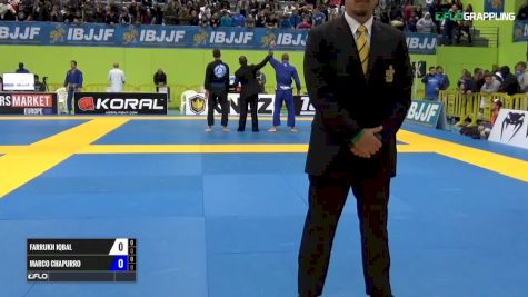 Farrukh Iqbal vs Marco Chapurro part 1 IBJJF 2017 European Championships