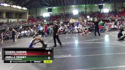 63-67 lbs Quarterfinal - Sandra Harder, Fremont Wrestling Club vs Ariella Denney, Niobrara/Verdigre