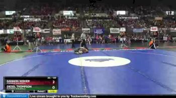 Quarterfinal - Diesel Thompson, Flathead (Kalispell) vs Gannon Wisher, Flathead (Kalispell)