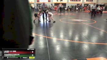 PW-13 lbs Quarterfinal - James `jj` Orr, DC Elite vs Thaddeus Phelps, Morning Sun Tigers