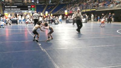 52 lbs Quarterfinal - Elliot Caruso, Derry vs Calvin Obleschuk, Salisbury