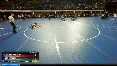 82 lbs Quarterfinal - Landon Wheelan, Moen Wrestling Academy vs Abel Fisher, Sebolt Wrestling Academy