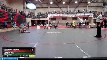 132 lbs Cons. Round 2 - Jeremy Ray, Union County vs Jeremiah Thomas, Conner