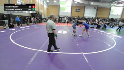 185 lbs Consi Of 8 #2 - Faith Dumont, Scituate vs Claudine Masoka, North Providence