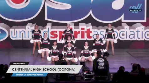 Centennial High School (Corona) - JV Song/Pom Novice [2023 JV Song/Pom Novice Day 2] 2023 USA Spirit & Junior Nationals/Collegiate Championships