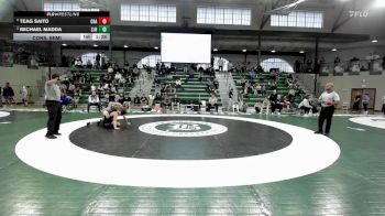 132 lbs Cons. Semi - Michael Madda, St. John Bosco Academy vs Teag Saito, Christian Brothers Academy