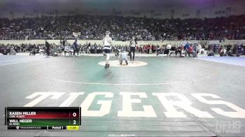 5A-138 lbs 1st Place Match - Will Heger, El Reno vs Kasen Miller, Carl Albert