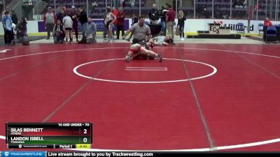 70 lbs Semifinal - Landon Isbell, Towanda vs Silas Bennett, Athens