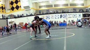 127 lbs Round 1 - Nevaeh Wilson, Midwest Regional Training Center vs Naima Ghaffar, Falcon Wrestling Club