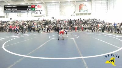 66 lbs Cons. Round 5 - Tanner Hall, Warrior Warehouse Wrestling vs Owen Otero, Mat Power Youth Wrestling Club