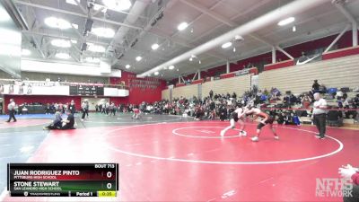 140 lbs Cons. Round 3 - Stone Stewart, San Leandro High School vs Juan Rodriguez Pinto, Pittsburg High School