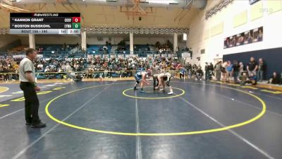 190 lbs Semifinal - Kannon Grant, Cody vs Boston Busskohl, Lyman