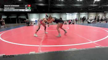 110 lbs Rr Rnd 4 - Brailyn Schroeder, Standfast vs Sicilie Lomeli, Shelton Wrestling Academy