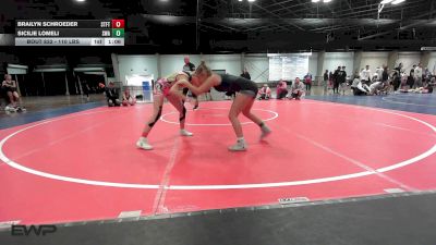 110 lbs Rr Rnd 4 - Brailyn Schroeder, Standfast vs Sicilie Lomeli, Shelton Wrestling Academy