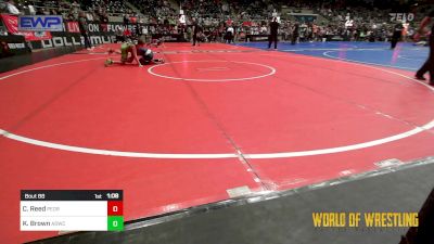 85 lbs Quarterfinal - Colton Reed, Pedraza Wrestling vs Kaedrick Brown, American Dream Wrestling Club