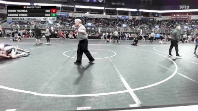 150 lbs Quarterfinal - Owen Thomas, Ciwc Team Intensity vs Easton Stohs, Council Grove Wrestling Club