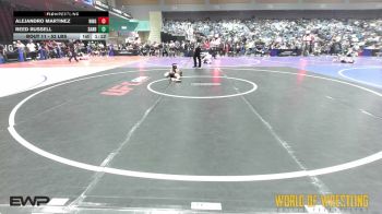 52 lbs Quarterfinal - Alejandro Martinez, Ridge Wresting Club vs Reed Russell, Sandpoint Legacy Wrestling Club