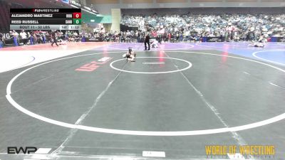 52 lbs Quarterfinal - Alejandro Martinez, Ridge Wresting Club vs Reed Russell, Sandpoint Legacy Wrestling Club