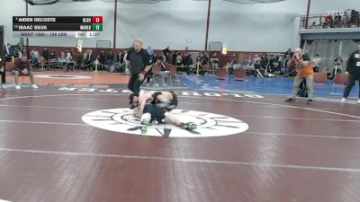 138 lbs 3rd Place - Aiden DeCoste, Gloucester vs Isaac Silva, Marlborough