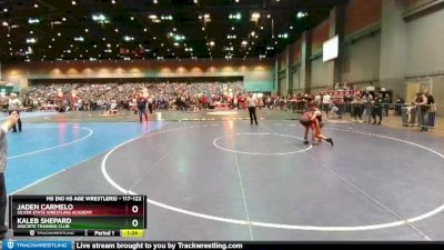 117-122 lbs Round 3 - Kaleb Shepard, Aniciete Training Club vs Jaden Carmelo, Silver State Wrestling Academy