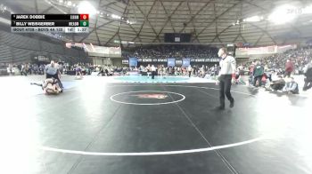 Boys 4A 132 lbs Semifinal - Jarek Dobbie, Eisenhower vs Billy Weisgerber, Mead