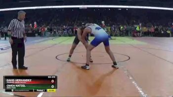 D3-215 lbs Cons. Round 2 - Owen Natzel, Birch Run vs David Hernandez, Saginaw Swan Valley