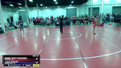 110 lbs 4th Wrestleback (16 Team) - Henry Scott McDoniel, Arkansas vs Lukas Boxley, Connecticut