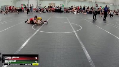 84 lbs Round 3 (8 Team) - Collin Artman, Rebellion vs Rocco Fabri, Kraken