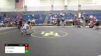 116 lbs Cons. Round 2 - Rj Taylor, Perry Meridian WC vs Ayden Campbell, Peacock Wrestling Club