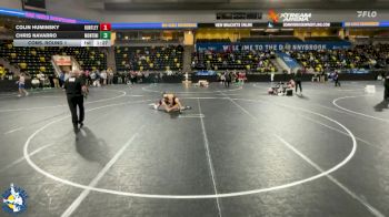 144 lbs Cons. Round 1 - Colin Huminsky, Huntley vs Chris Navarro, Lombard (Montini)