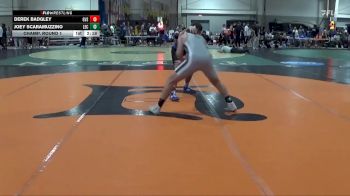 197 lbs Champ. Round 1 - Joey Scaramuzzino, Lake Erie College vs Derek Badgley, Grand Valley State